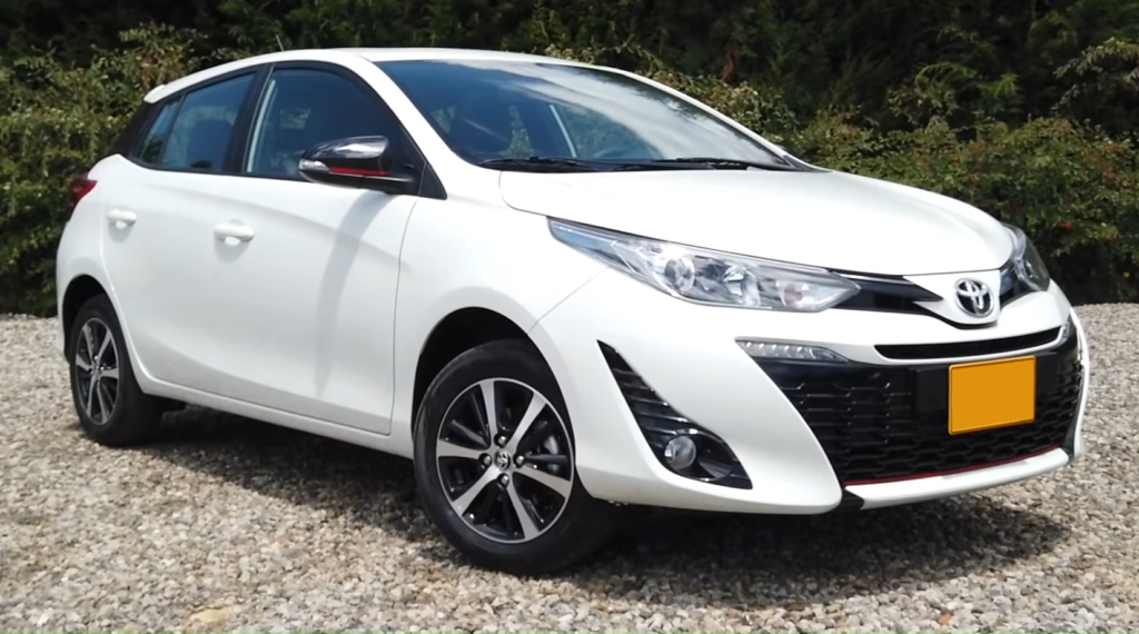 Toyota Yaris, vista frontal